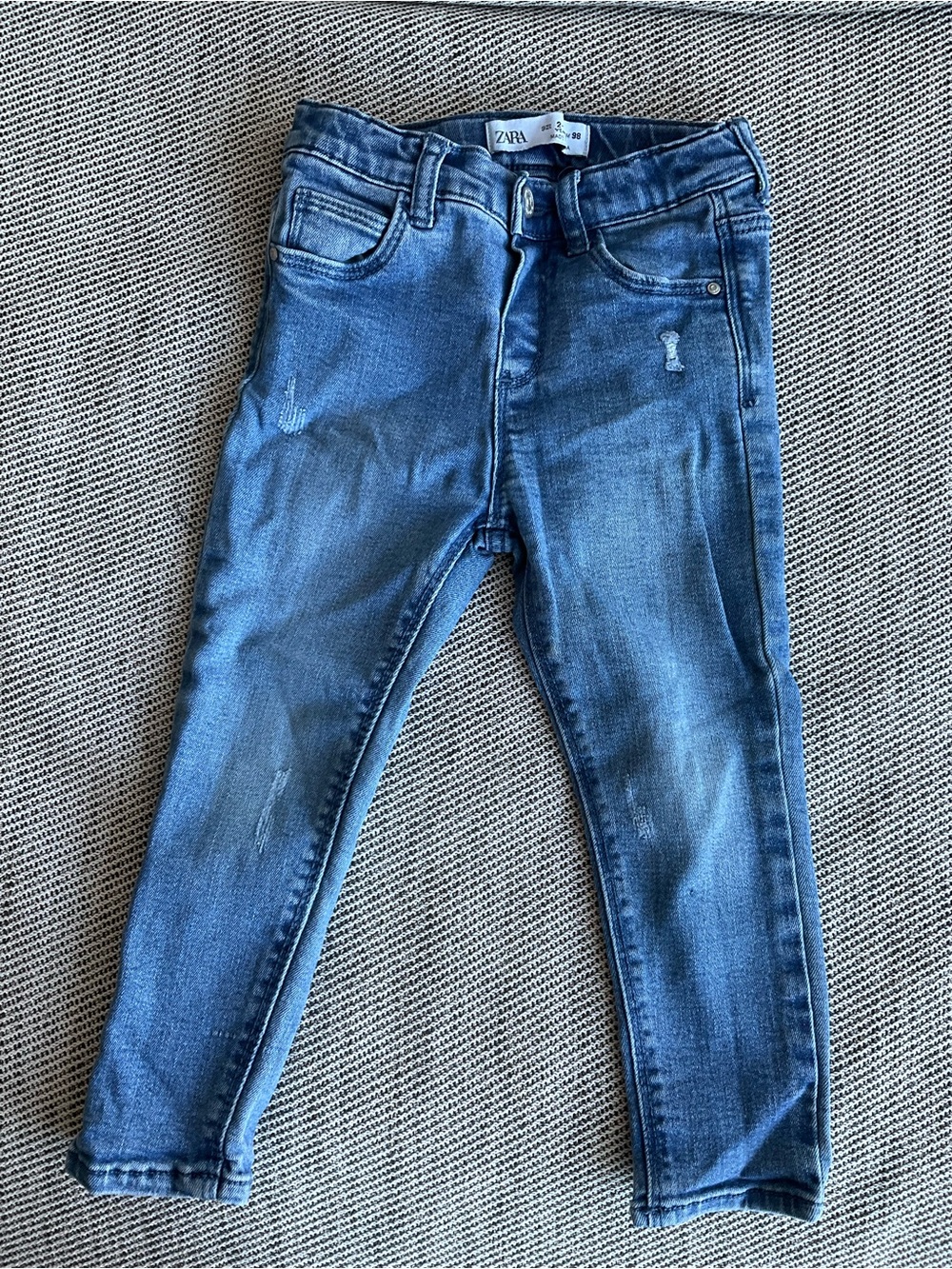 Zara Blue Skinny Stretch Jeans